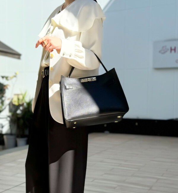 NOLLEY'S「ひねり金具付きワンハンドルバッグ【WEB STAFF守屋☆別注アイテム】」|ショルダー・メッセンジャー|