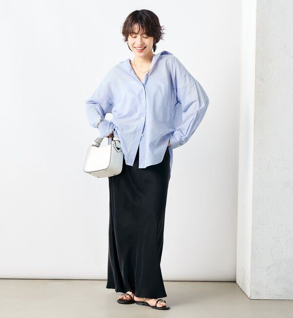 NOLLEY'S「◇【WEB限定】MY STANDARD シアーシャツ」|シャツ・ブラウス|