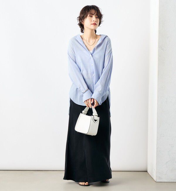 NOLLEY'S「◇【WEB限定】MY STANDARD シアーシャツ」|シャツ・ブラウス|