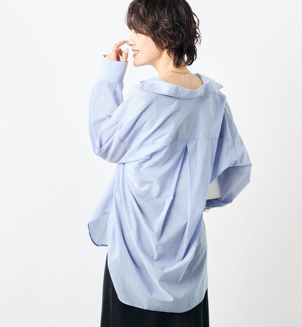 NOLLEY'S「◇【WEB限定】MY STANDARD シアーシャツ」|シャツ・ブラウス|