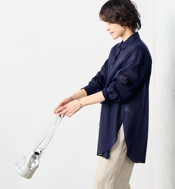 NOLLEY'S「◇【WEB限定】MY STANDARD シアーシャツ」|シャツ・ブラウス|