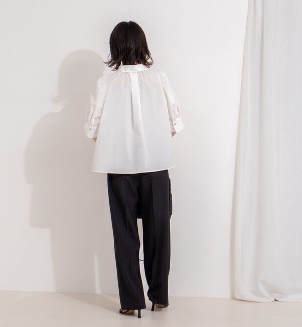 NOLLEY'S「【PR林☆別注カラーあり】ウォッシャブルツイルストレッチ愛されワイドパンツ」|その他|