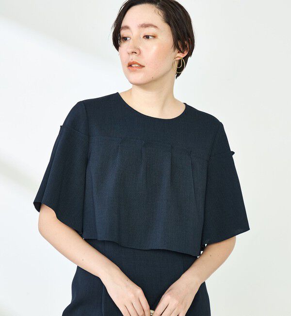 NOLLEY'S「《セットアップ対応》麻調フレアスリーブブラウス」|シャツ・ブラウス|