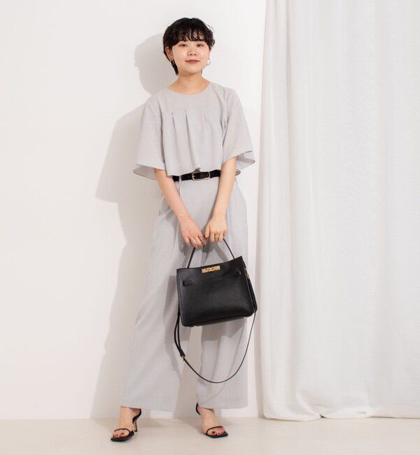 NOLLEY'S「《セットアップ対応》麻調フレアスリーブブラウス」|シャツ・ブラウス|