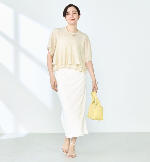 NOLLEY'S sophi「《セットアップ対応》ウォッシャブルマルチファンクションロングタイトスカート」|タイト|