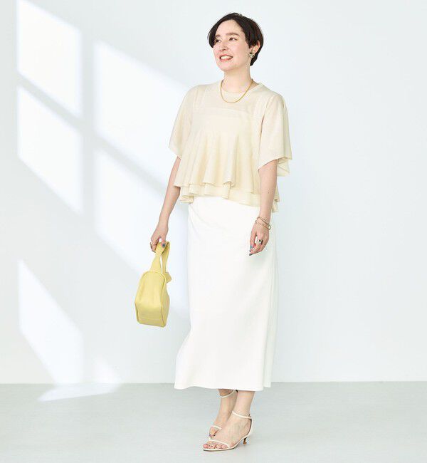 NOLLEY'S sophi「《セットアップ対応》ウォッシャブルマルチファンクションロングタイトスカート」|タイト|