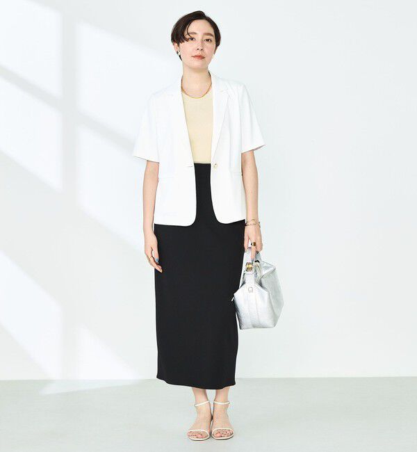 NOLLEY'S sophi「《セットアップ対応》ウォッシャブルマルチファンクションロングタイトスカート」|タイト|