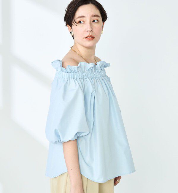NOLLEY'S sophi「タフタオフショル2WAYブラウス」|シャツ・ブラウス|