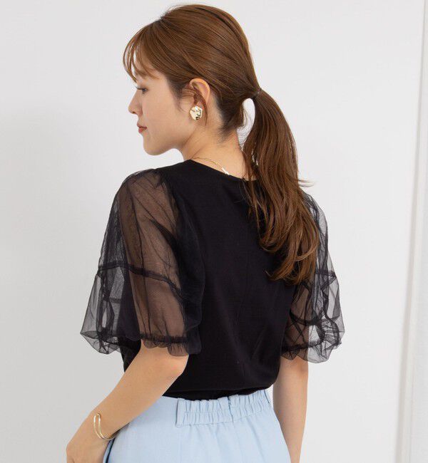 NOLLEY'S「バルーンスリーブプルオーバーカットソー」|Tシャツ・カットソー|