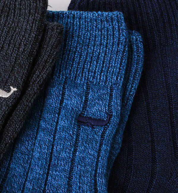 NOLLEY'S goodman「【OCTAVE OCTAVE/オクターブ オクターブ】別注クジラクォーターリブソックス」|ソックス|