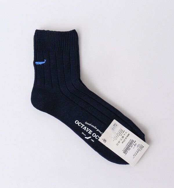 NOLLEY'S goodman「【OCTAVE OCTAVE/オクターブ オクターブ】別注クジラクォーターリブソックス」|ソックス|