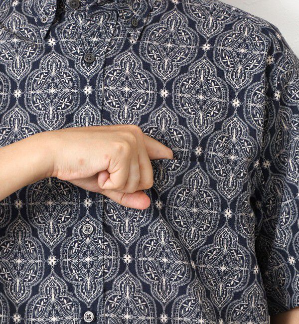 NOLLEY'S goodman「【DotAir】吸水速乾 総柄BDシャツ 25SS」|シャツ・ブラウス|