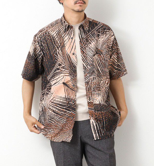 NOLLEY'S goodman「【DotAir】吸水速乾 総柄BDシャツ 25SS」|シャツ・ブラウス|