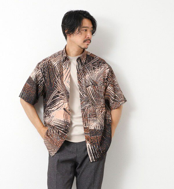 NOLLEY'S goodman「【DotAir】吸水速乾 総柄BDシャツ 25SS」|シャツ・ブラウス|