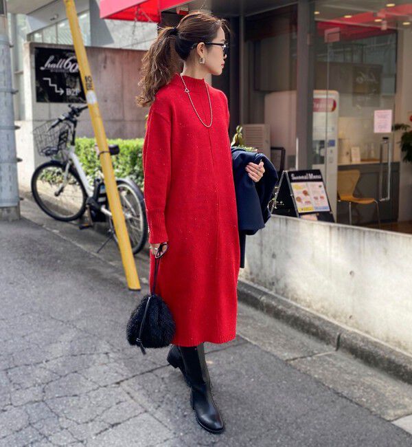 fredy emue「ネップMIXニットワンピース」|ワンピース|