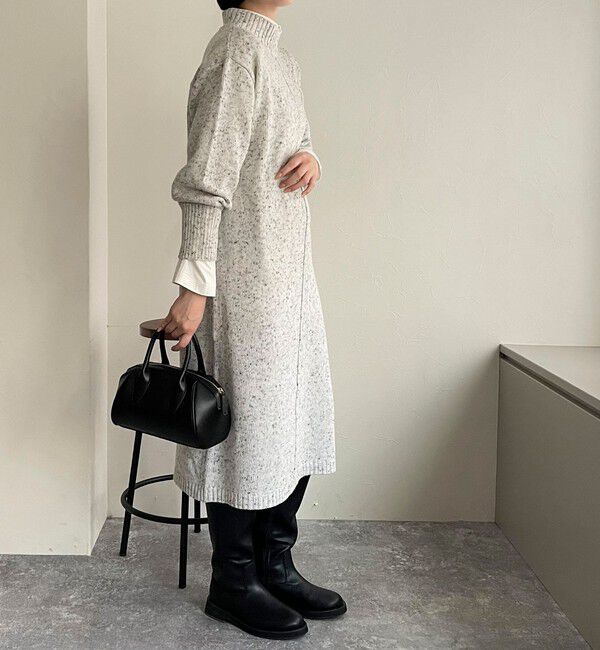 fredy emue「ネップMIXニットワンピース」|ワンピース|
