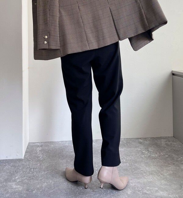 fredy emue「ウールライクスラブクロステーパードパンツ」|チノ|