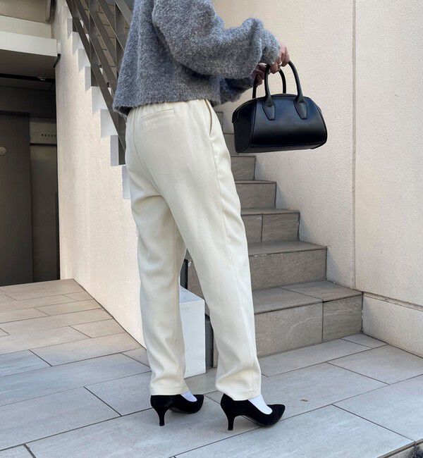 fredy emue「シルキーウォームツイルテーパードパンツ」|その他|