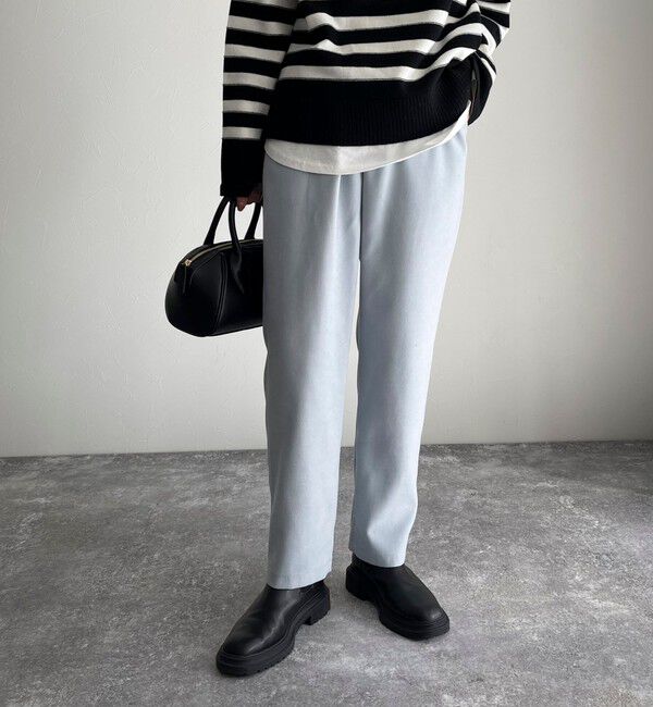 fredy emue「シルキーウォームツイルテーパードパンツ」|その他|