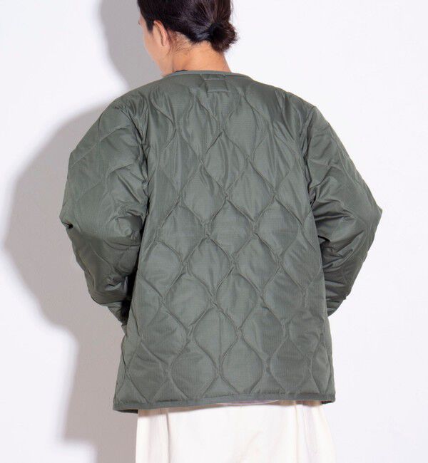 GLOSTER「【TAION/タイオン】GLOSTER別注 ミリタリーライナージャケット ノーカラーMA-1 M65」|ダウン|