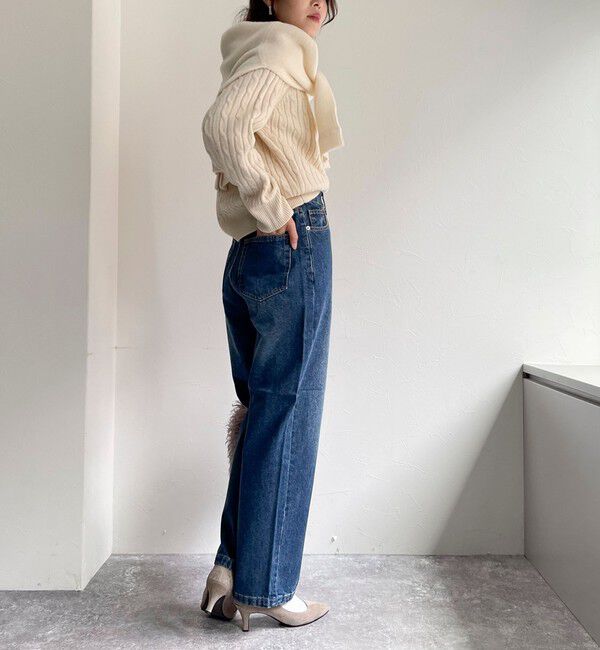 fredy emue「ストレートデニムパンツ」|デニム|