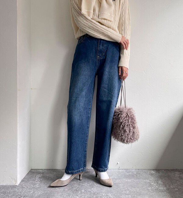 fredy emue「ストレートデニムパンツ」|デニム|