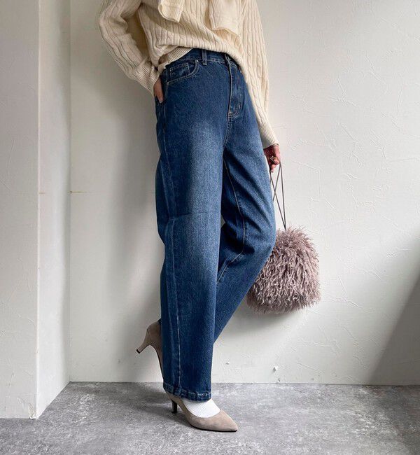 fredy emue「ストレートデニムパンツ」|デニム|