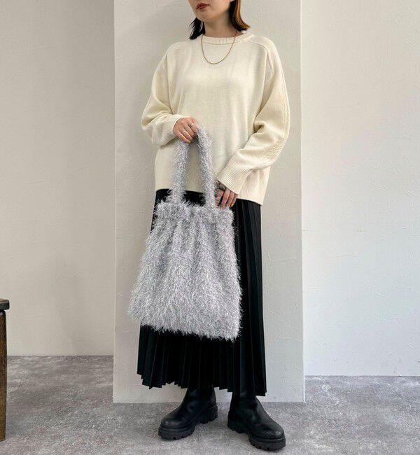 fredy emue「ラメモコモールドロスト トートバック」|トートバッグ|