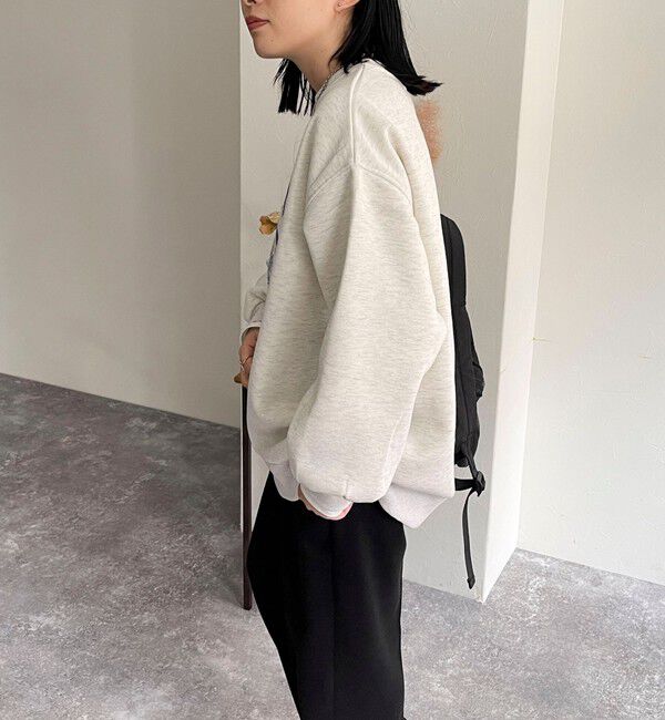 fredy emue「フラワープリント裏起毛スウェットプルオーバー」|スウェット・ジャージ|