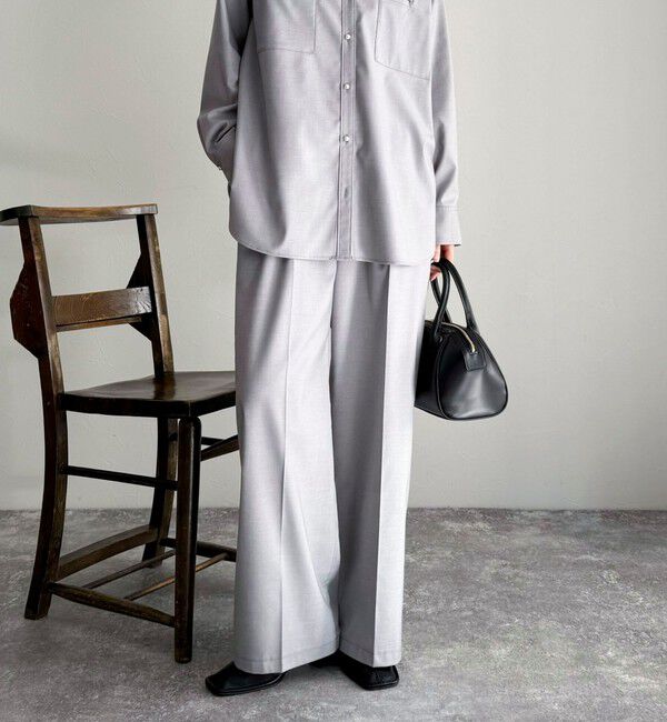 fredy emue「《セットアップ対応》TRイージーストレートパンツ」|チノ|