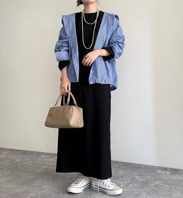 fredy emue「ストライプフーディーシャツ」|シャツ・ブラウス|