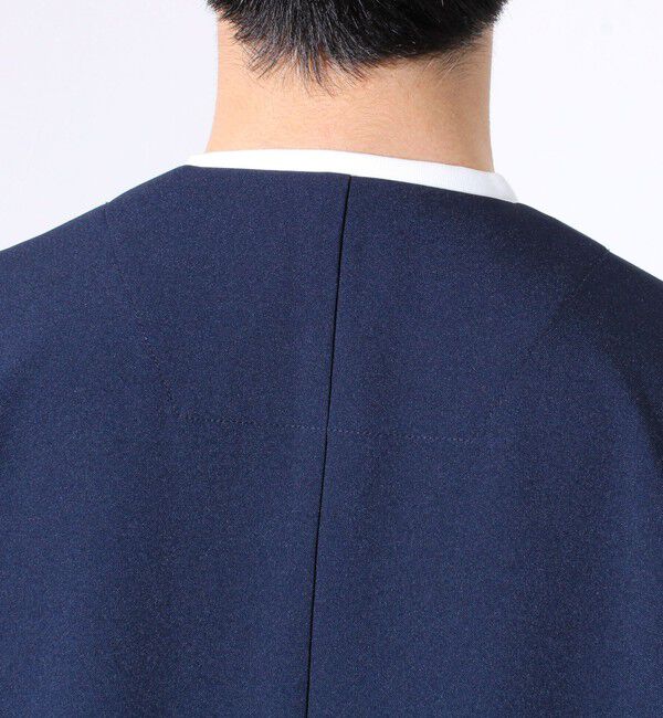 GLOSTER「【セットアップ着用可能】【GLOSTER/グロスター】ノーカラージャケット カーディガンジャケット」|ノーカラージャケット|