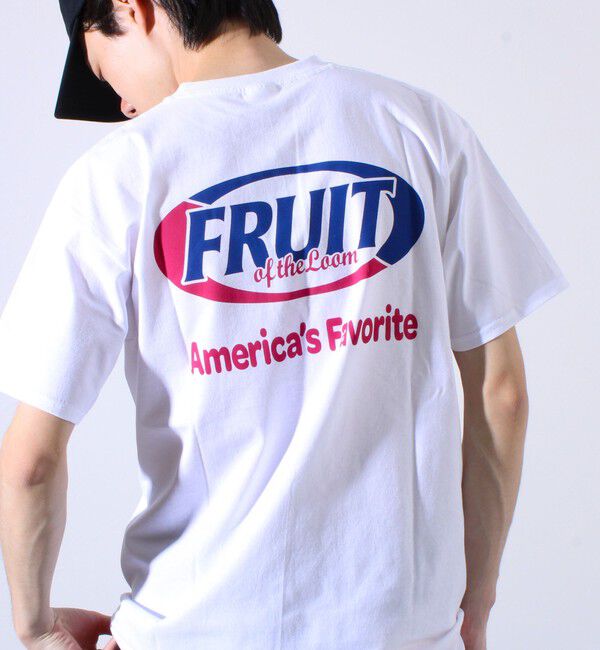 GLOSTER「【FRUIT OF THE LOOM/フルーツオブザルーム】プリントTシャツ 前後プリント」|Tシャツ・カットソー|