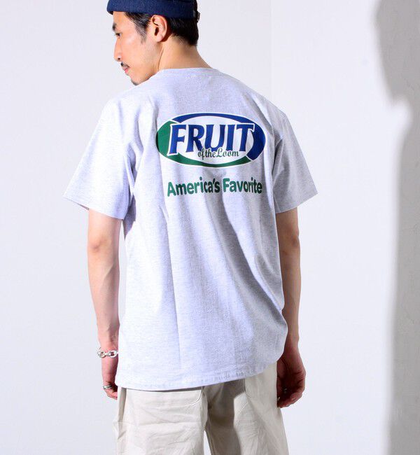 GLOSTER「【FRUIT OF THE LOOM/フルーツオブザルーム】プリントTシャツ 前後プリント」|Tシャツ・カットソー|