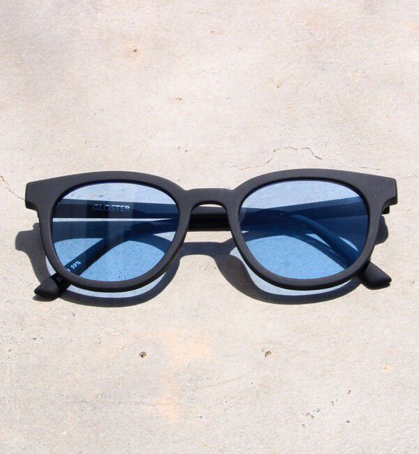 GLOSTER「【GLOSTER/グロスター】マット加工 フラットサングラス カラーレンズ」|サングラス|