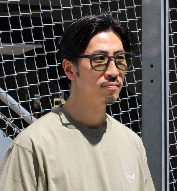 GLOSTER「【GLOSTER/グロスター】マット加工 フラットサングラス カラーレンズ」|サングラス|