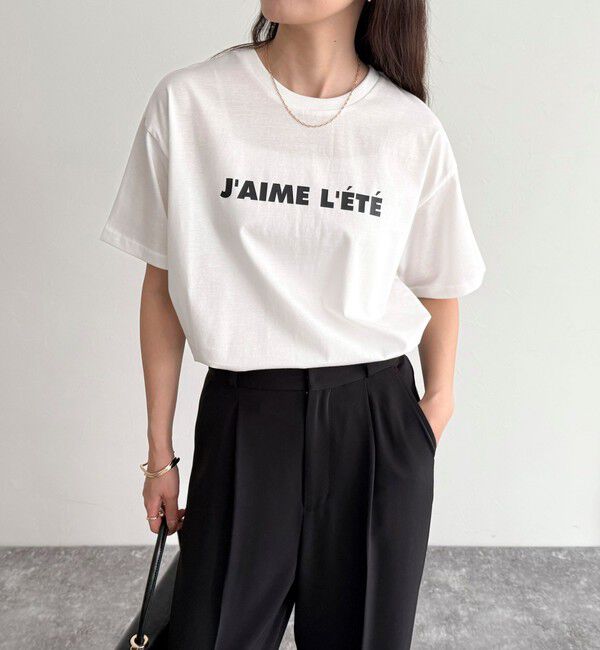 fredy emue「シルケットサマーロゴ半袖Tシャツ」|Tシャツ・カットソー|