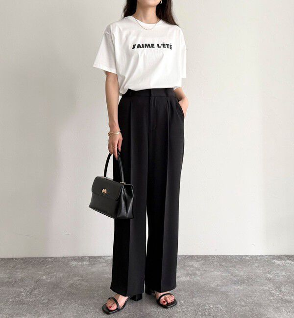 fredy emue「シルケットサマーロゴ半袖Tシャツ」|Tシャツ・カットソー|