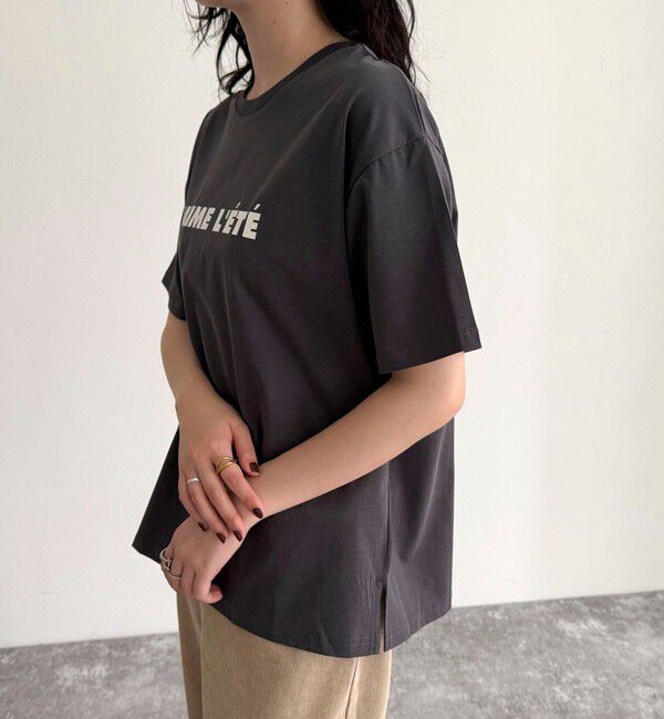 fredy emue「シルケットサマーロゴ半袖Tシャツ」|Tシャツ・カットソー|