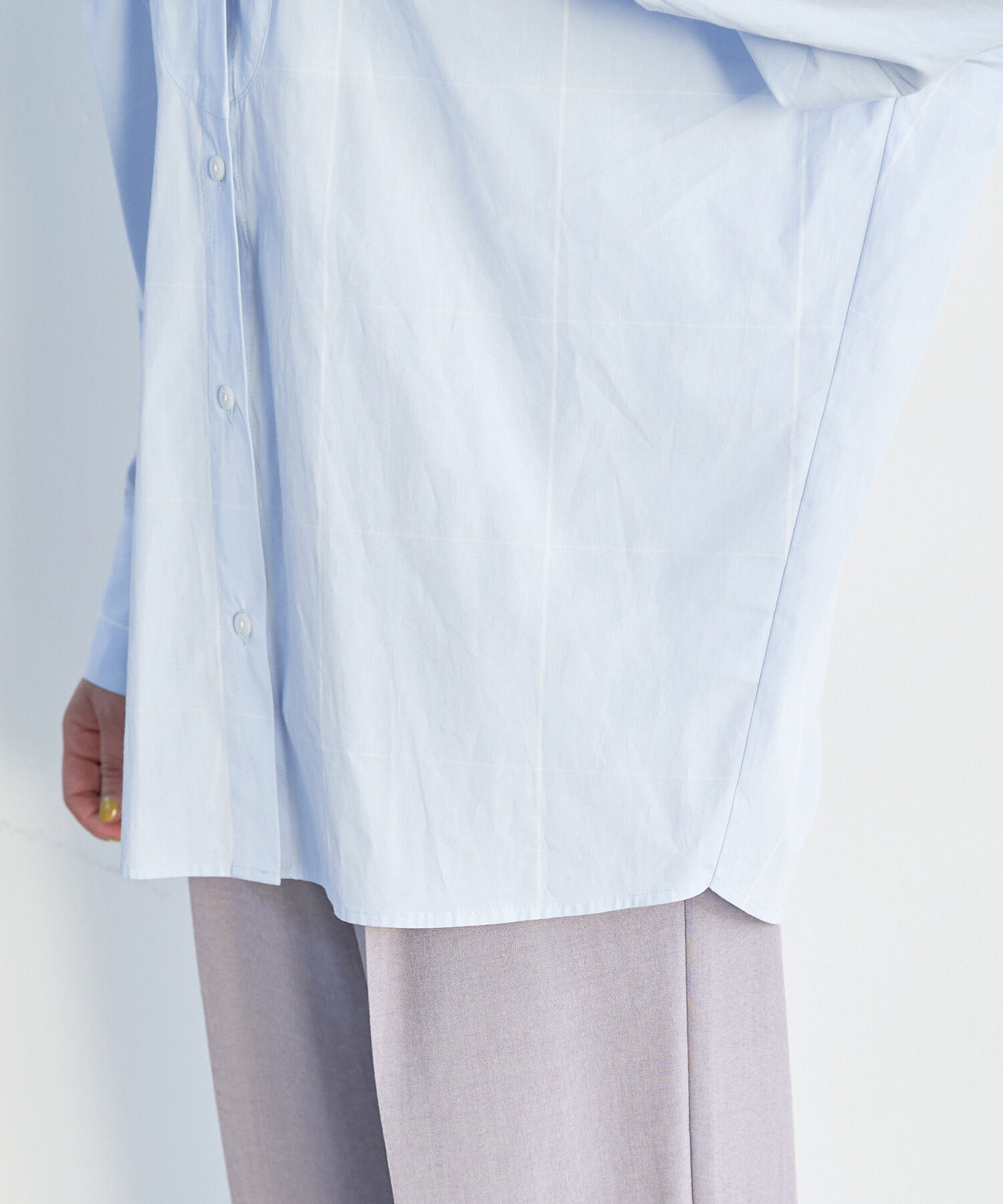 VIS「【洗える】モモンガビックシルエットシャツ」|シャツ・ブラウス|