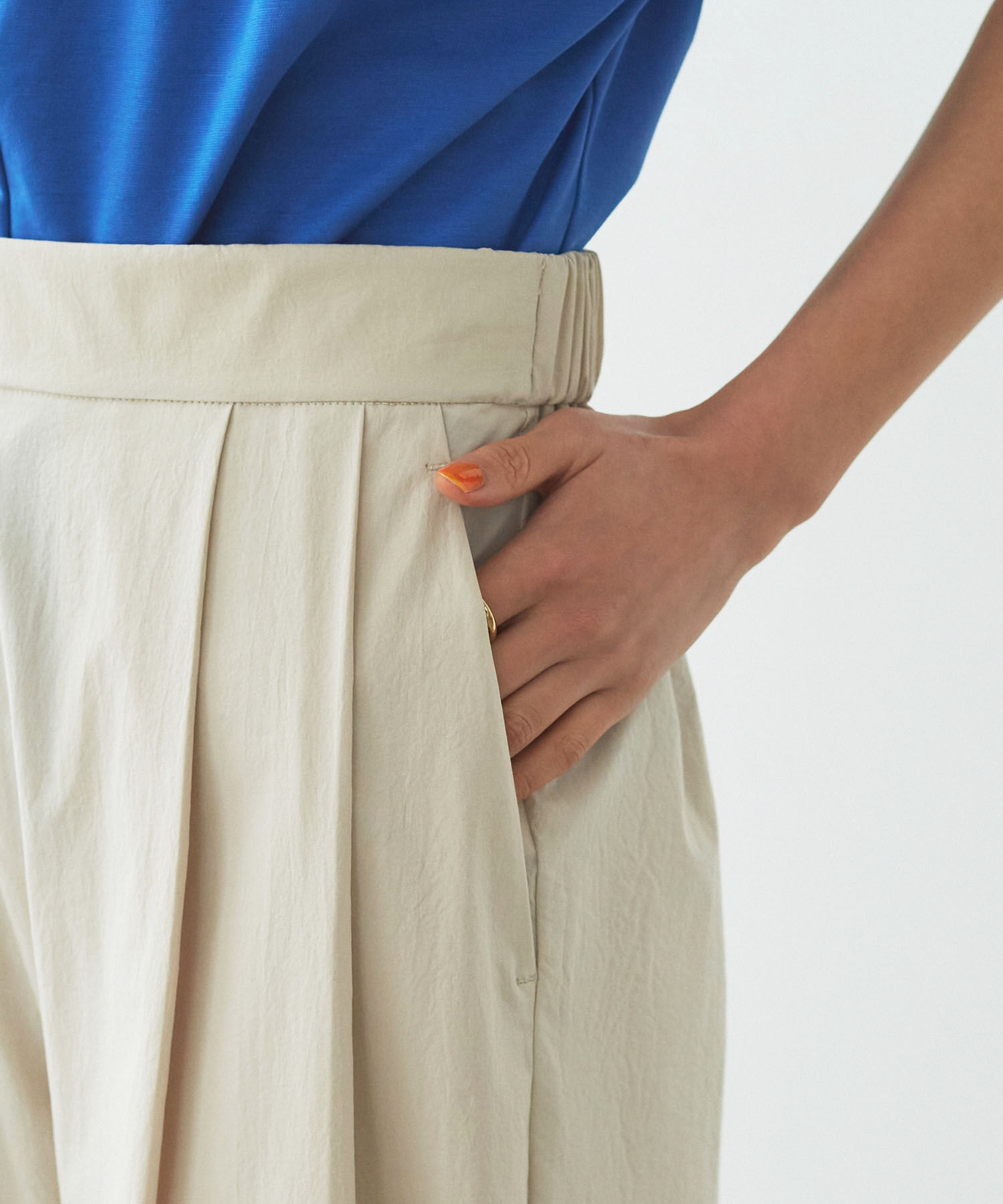 VIS「【洗える】タックギャザーパンツ」|その他|