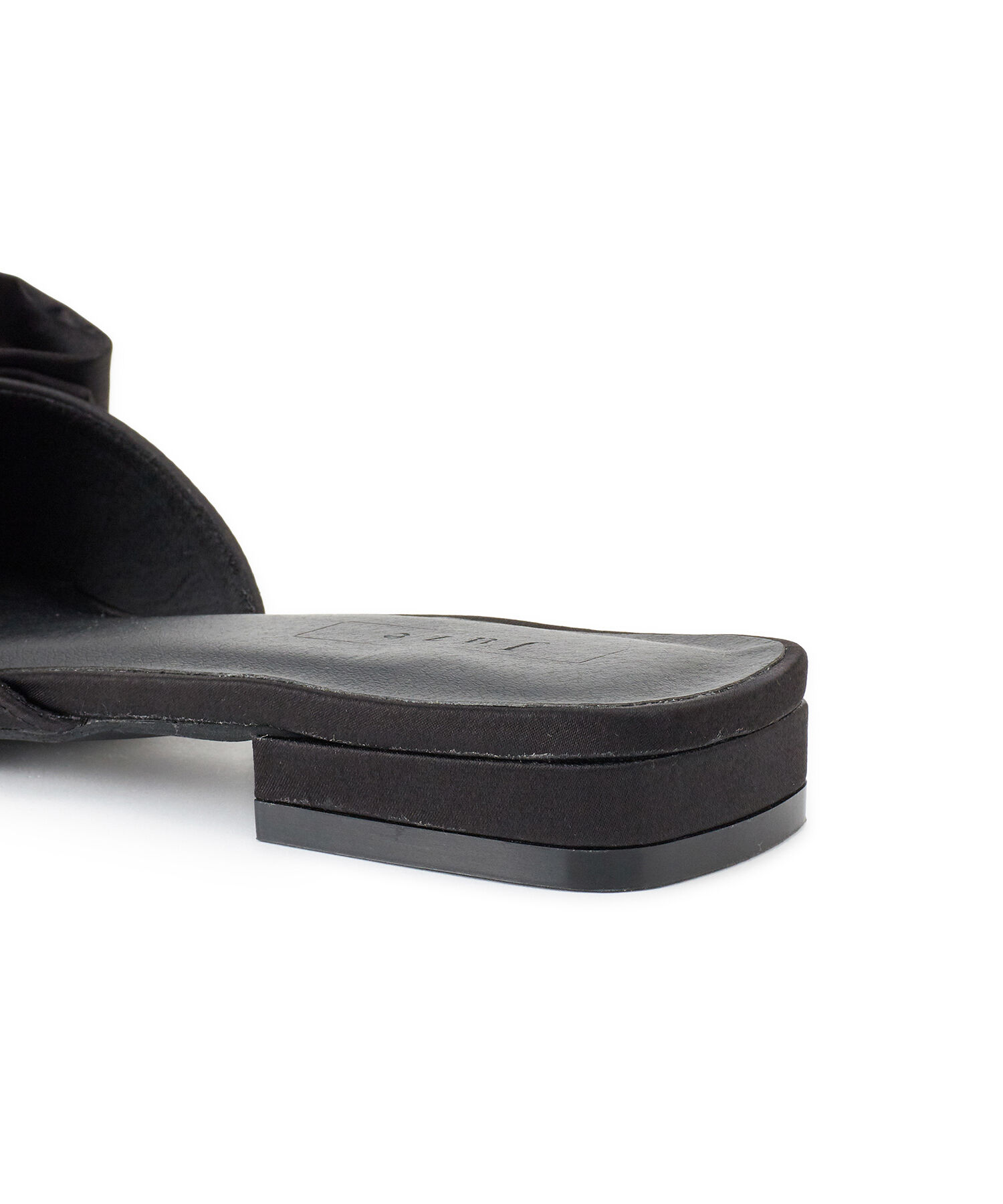 Juze「サテンリボンミュール」|サンダル|