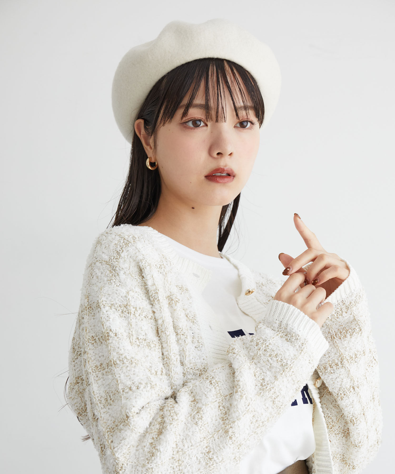 VIS「ベーシックウールベレー帽」|ハンチング・ベレー帽|