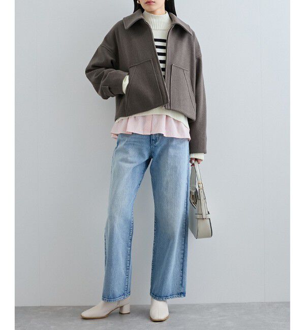 VIS「ハイウエストストレートデニム」|デニム|