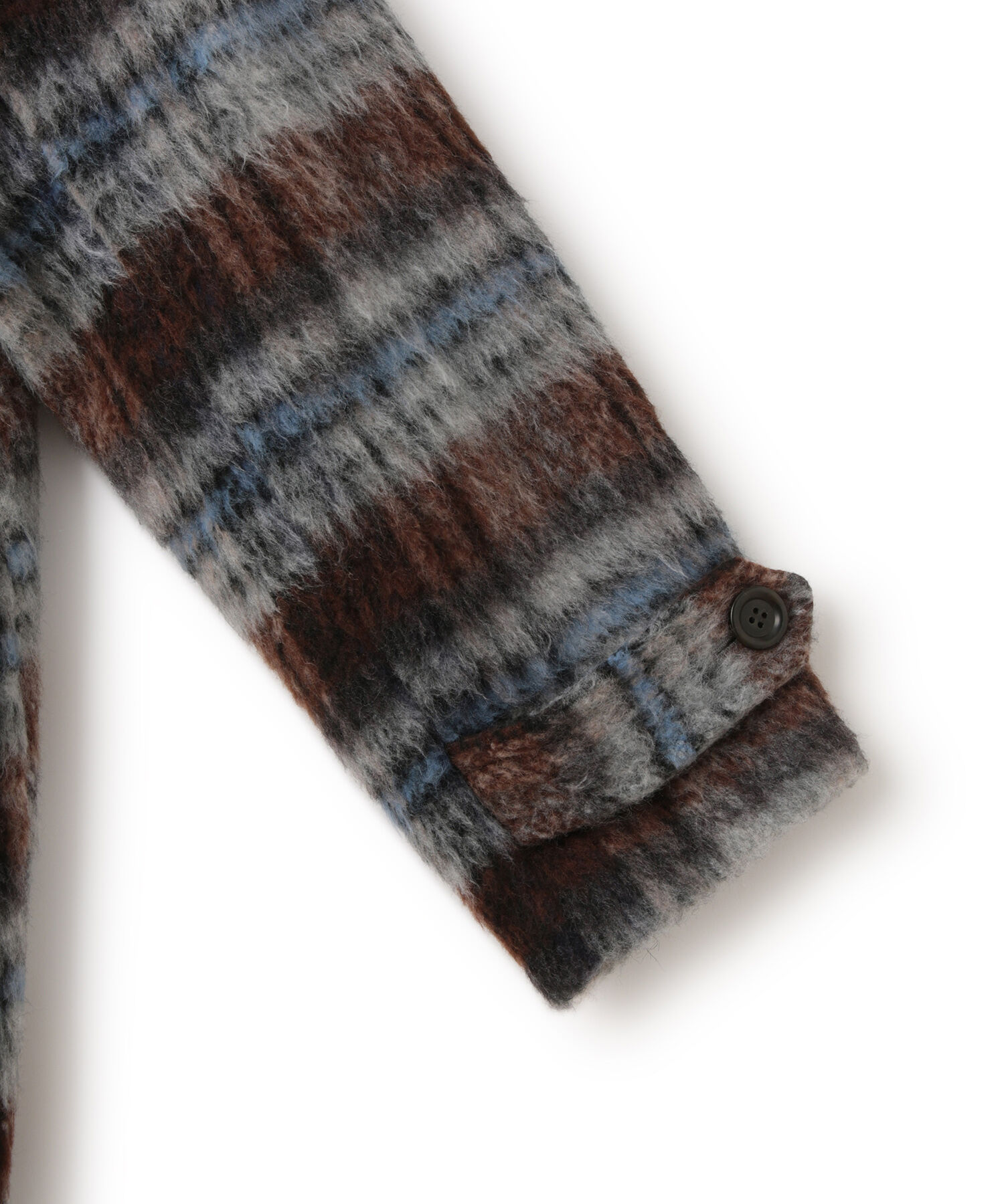 VIS「シャギーミディ丈Pコート」|ピーコート|