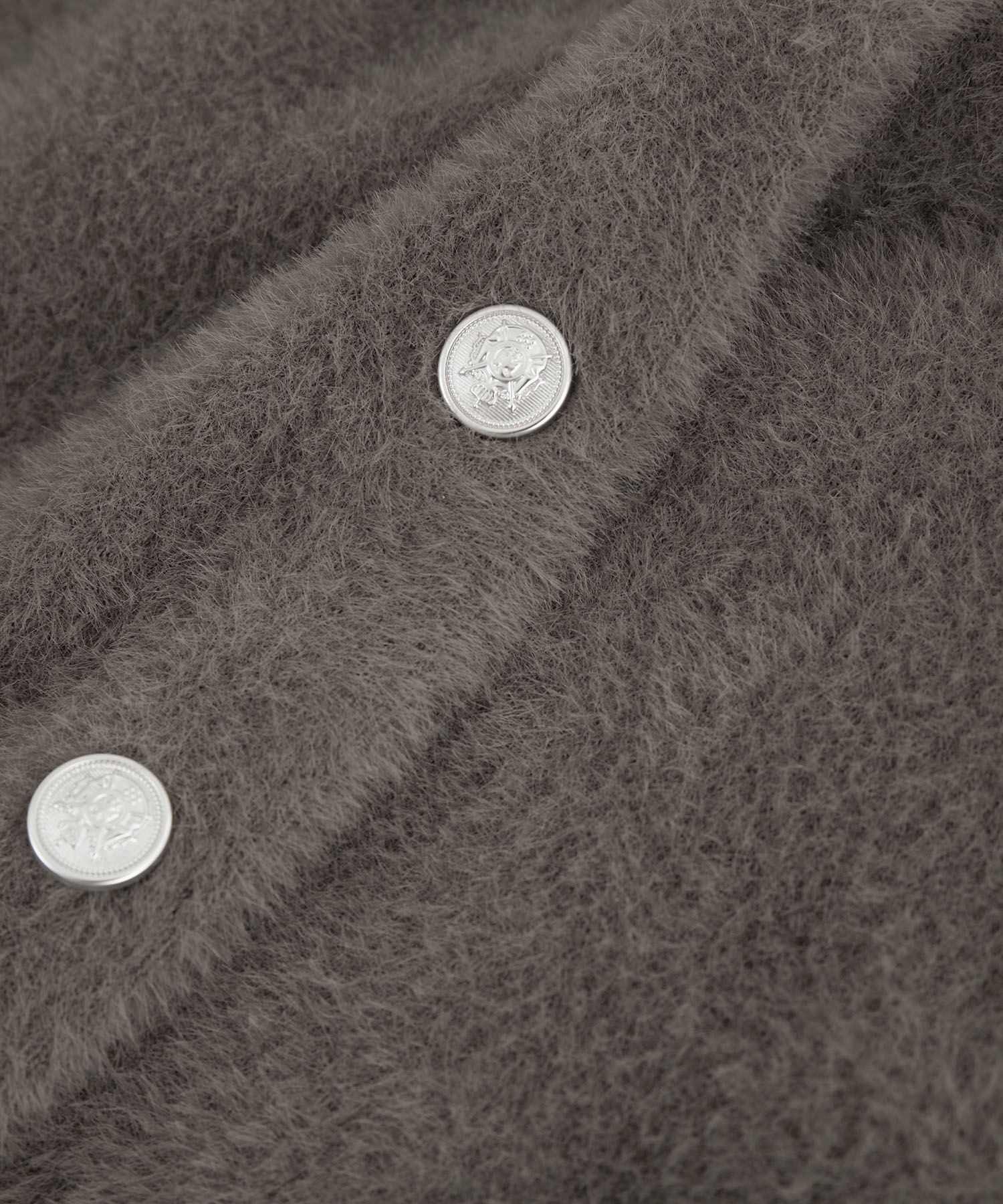 VIS「ラビットタッチメタルボタンカーディガン」|カーディガン|