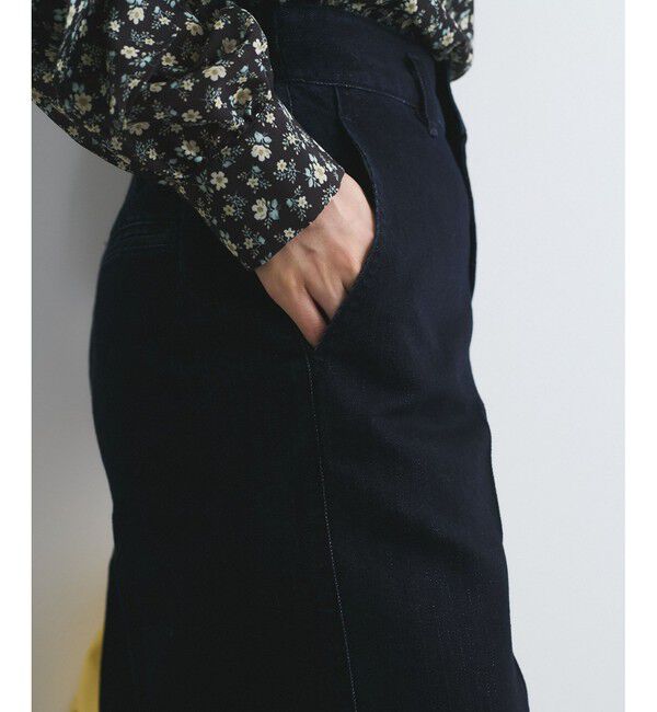 VIS「グリッターワイドデニムパンツ」|デニム|