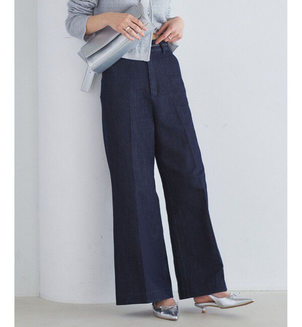 VIS「グリッターワイドデニムパンツ」|デニム|ブルーサブ