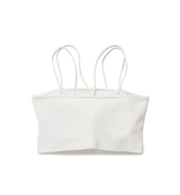 VIS「【選べる着丈】カップ付きWストラップキャミソール【洗える】」|キャミソール|