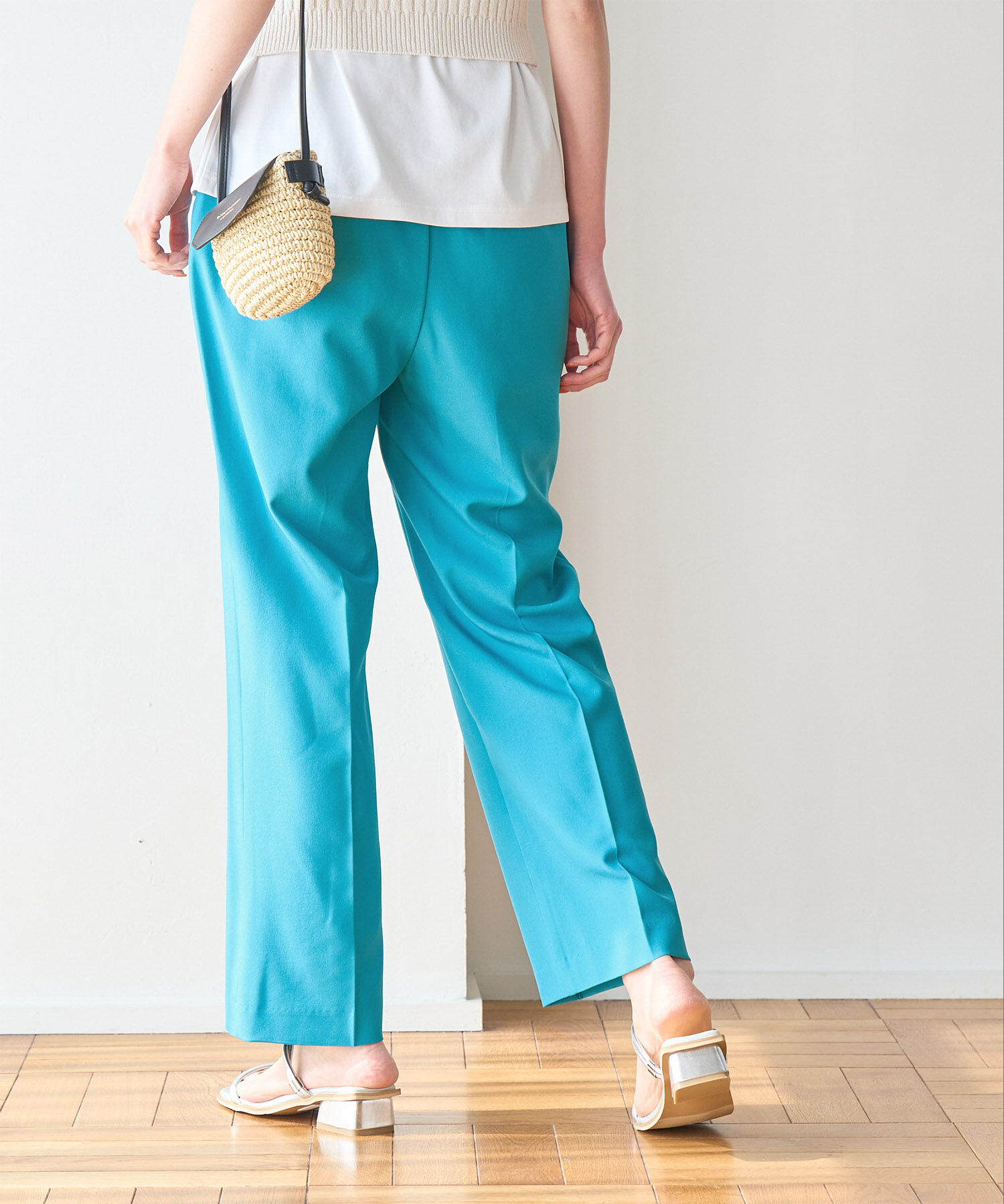 Rope&rsquo;Picnic「ラク美/スティックパンツ」|スラックス|